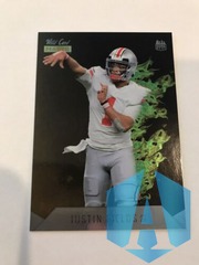 2021 Wild Card Matte Justin Fields Rookie Heat Green Flame MRHR-2